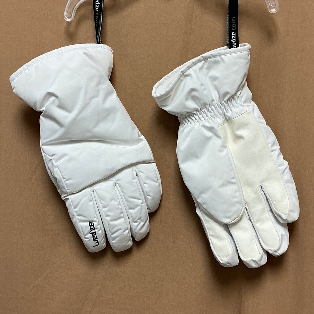 Wed'ze Decathalon White Insulated Winter Gloves with Grip